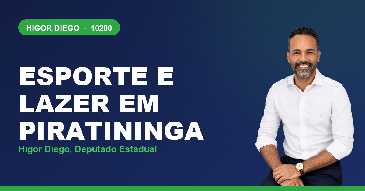 Esporte e Lazer em Piratininga, com Higor Diego, deputado estadual 10200