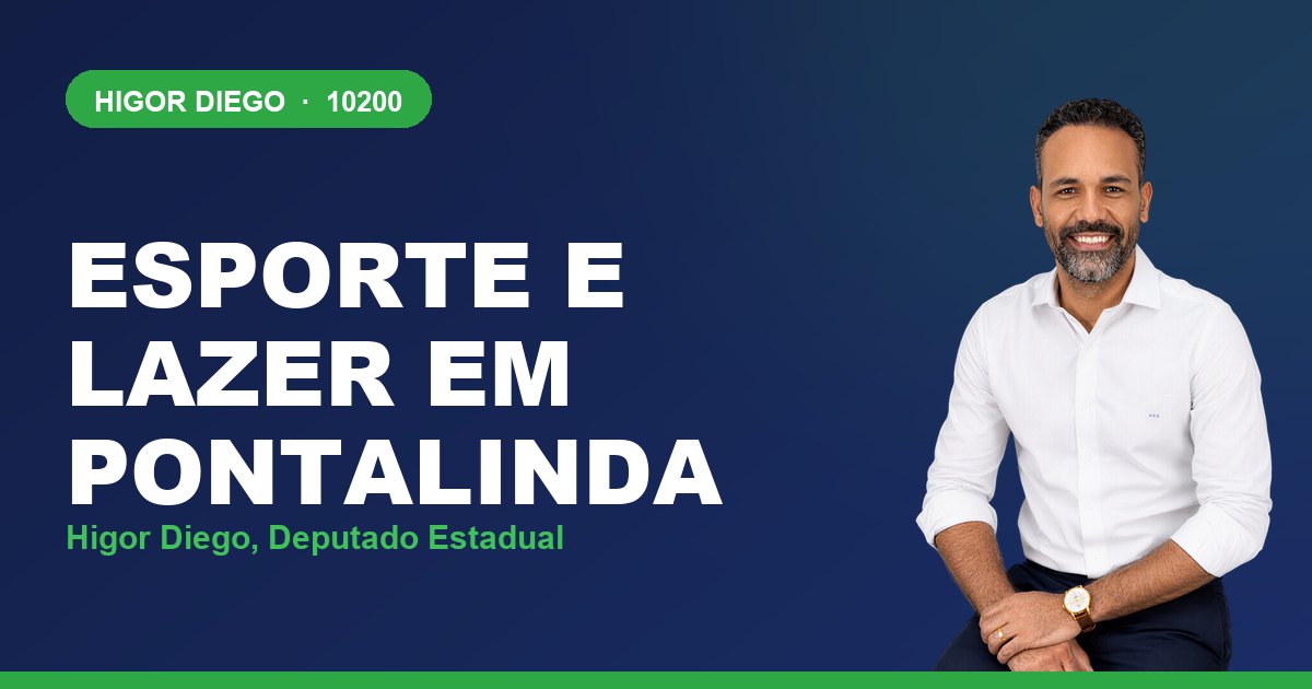 Esporte e Lazer em Pontalinda, com Higor Diego, deputado estadual 10200