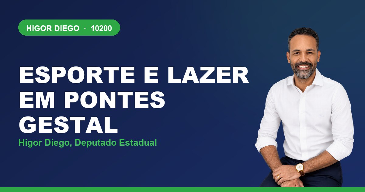 Esporte e Lazer em Pontes Gestal, com Higor Diego, deputado estadual 10200
