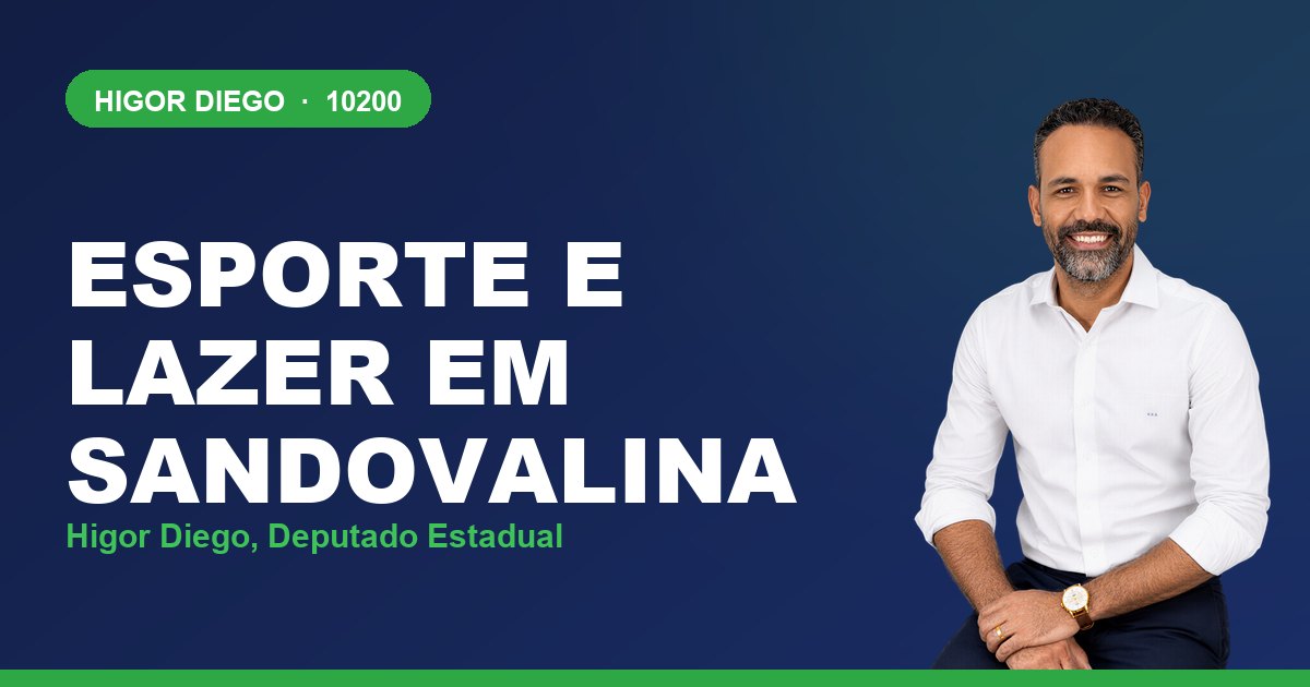 Esporte e Lazer em Sandovalina, com Higor Diego, deputado estadual 10200