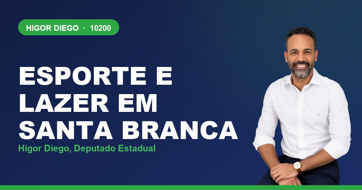 Esporte e Lazer em Santa Branca, com Higor Diego, deputado estadual 10200