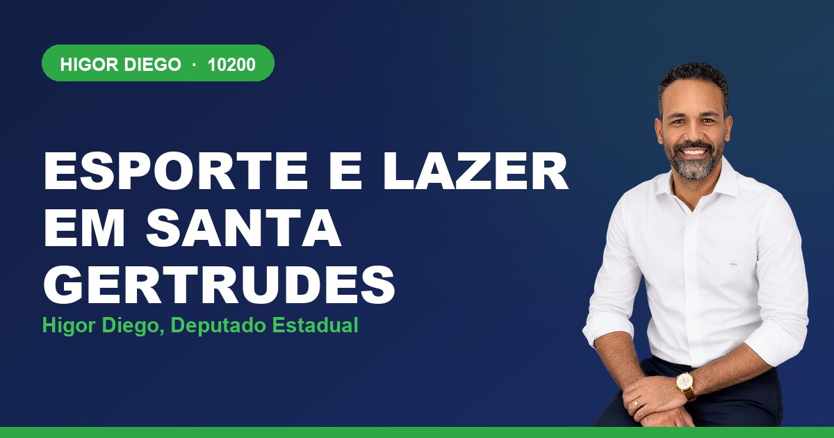 Esporte e Lazer em Santa Gertrudes, com Higor Diego, deputado estadual 10200