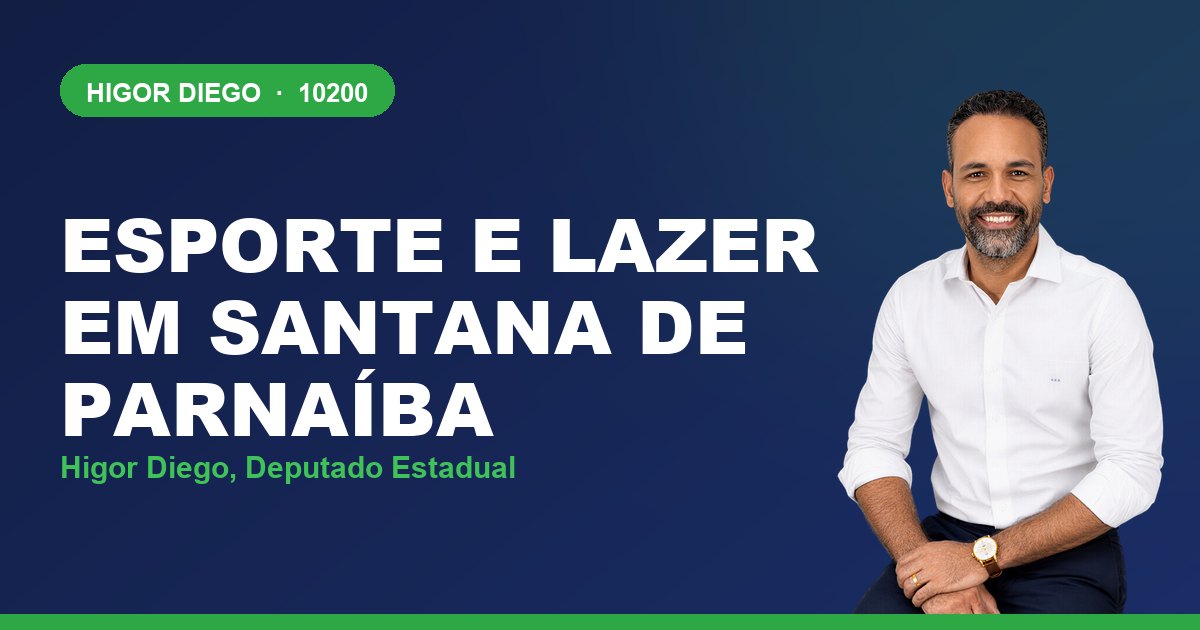 Esporte e Lazer em Santana de Parnaíba, com Higor Diego, deputado estadual 10200