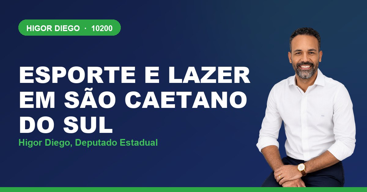 Esporte e Lazer em São Caetano do Sul, com Higor Diego, deputado estadual 10200