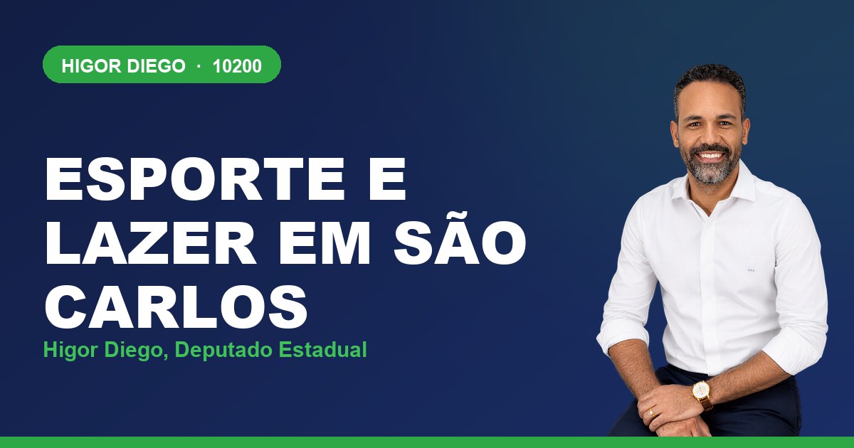 Esporte e Lazer em São Carlos, com Higor Diego, deputado estadual 10200