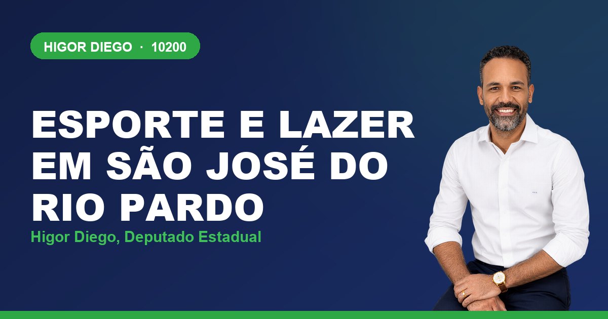Esporte e Lazer em São José do Rio Pardo, com Higor Diego, deputado estadual 10200