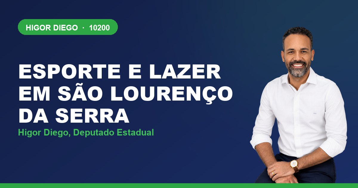 Esporte e Lazer em São Lourenço da Serra, com Higor Diego, deputado estadual 10200