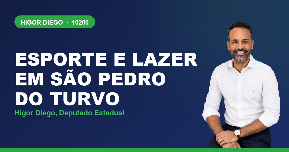 Esporte e Lazer em São Pedro do Turvo, com Higor Diego, deputado estadual 10200