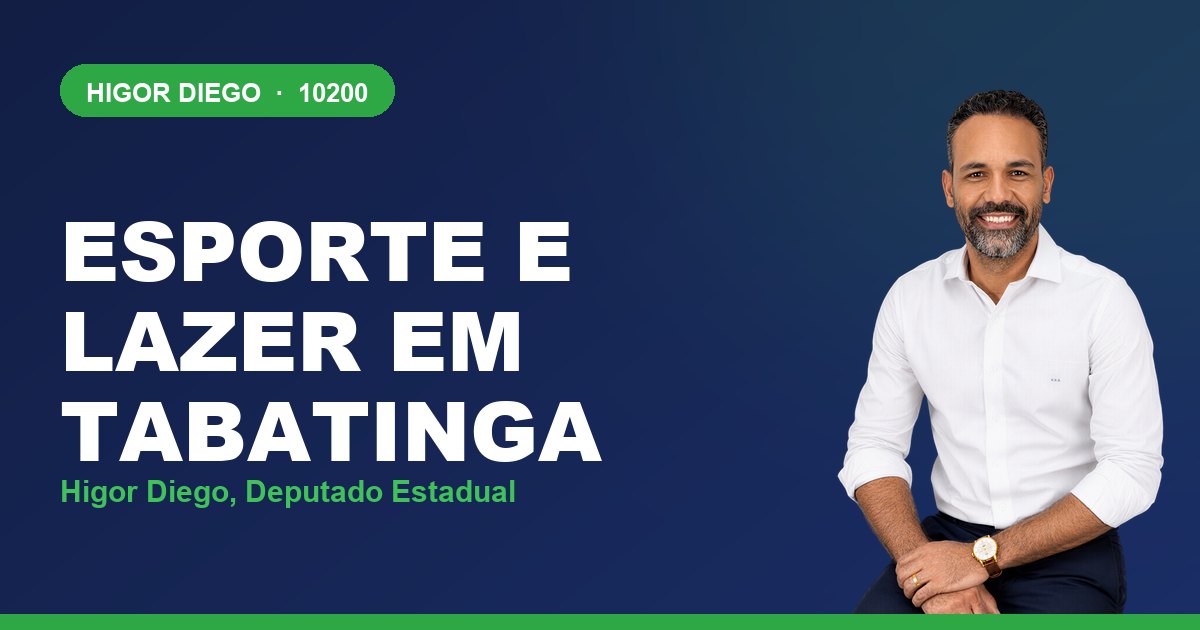 Esporte e Lazer em Tabatinga, com Higor Diego, deputado estadual 10200