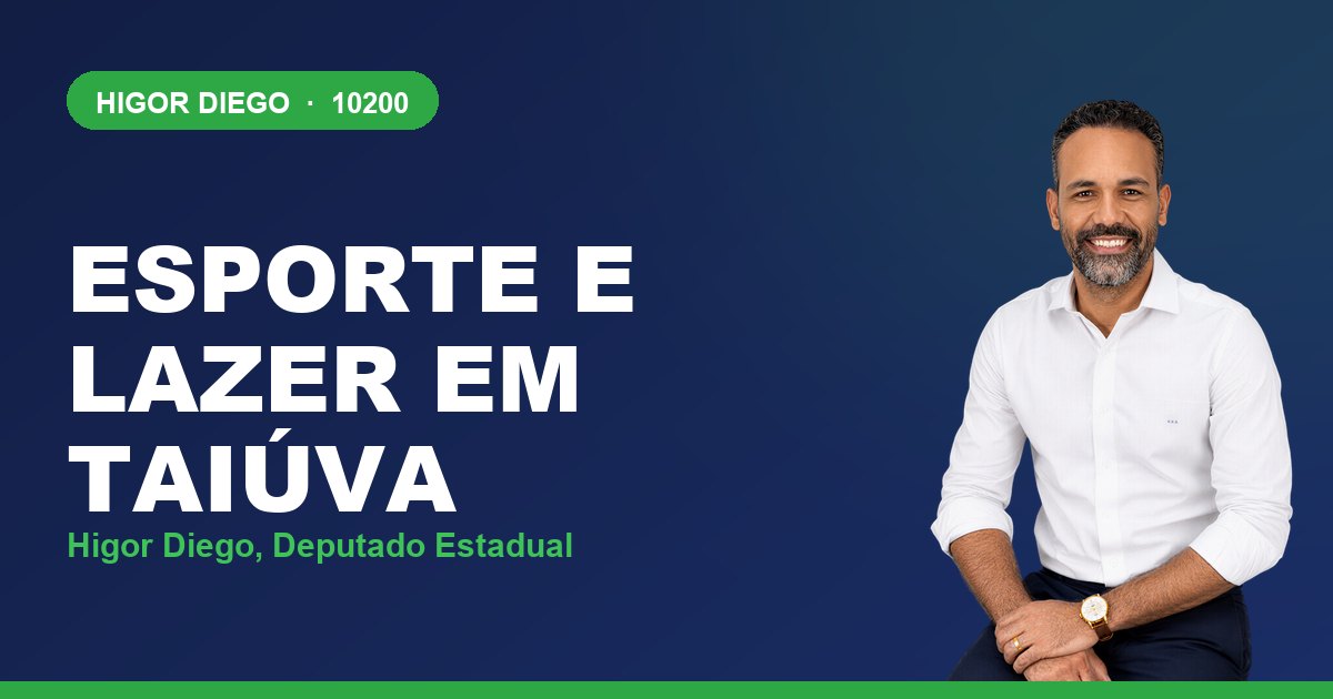 Esporte e Lazer em Taiúva, com Higor Diego, deputado estadual 10200