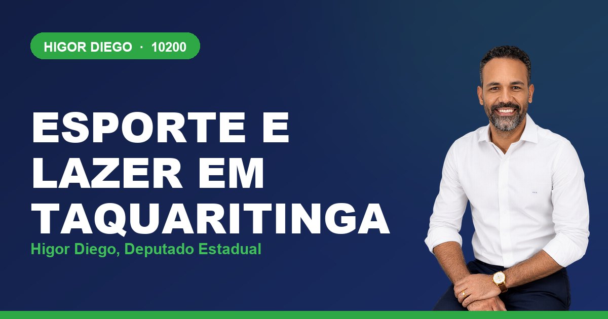 Esporte e Lazer em Taquaritinga, com Higor Diego, deputado estadual 10200