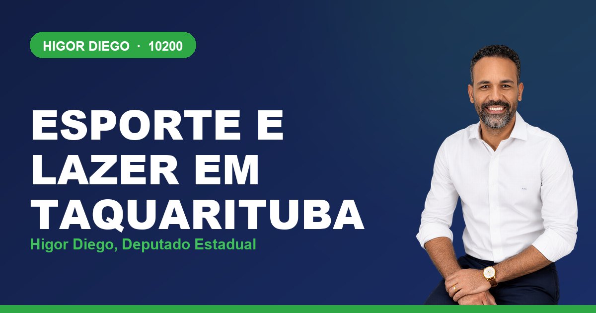 Esporte e Lazer em Taquarituba, com Higor Diego, deputado estadual 10200