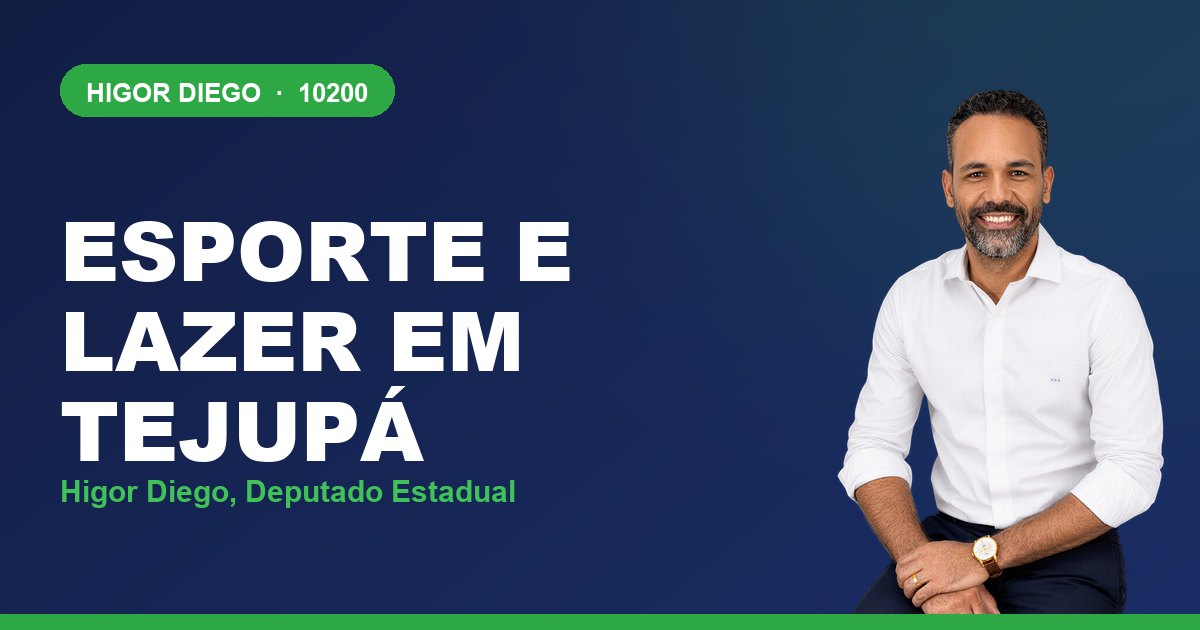 Esporte e Lazer em Tejupá, com Higor Diego, deputado estadual 10200