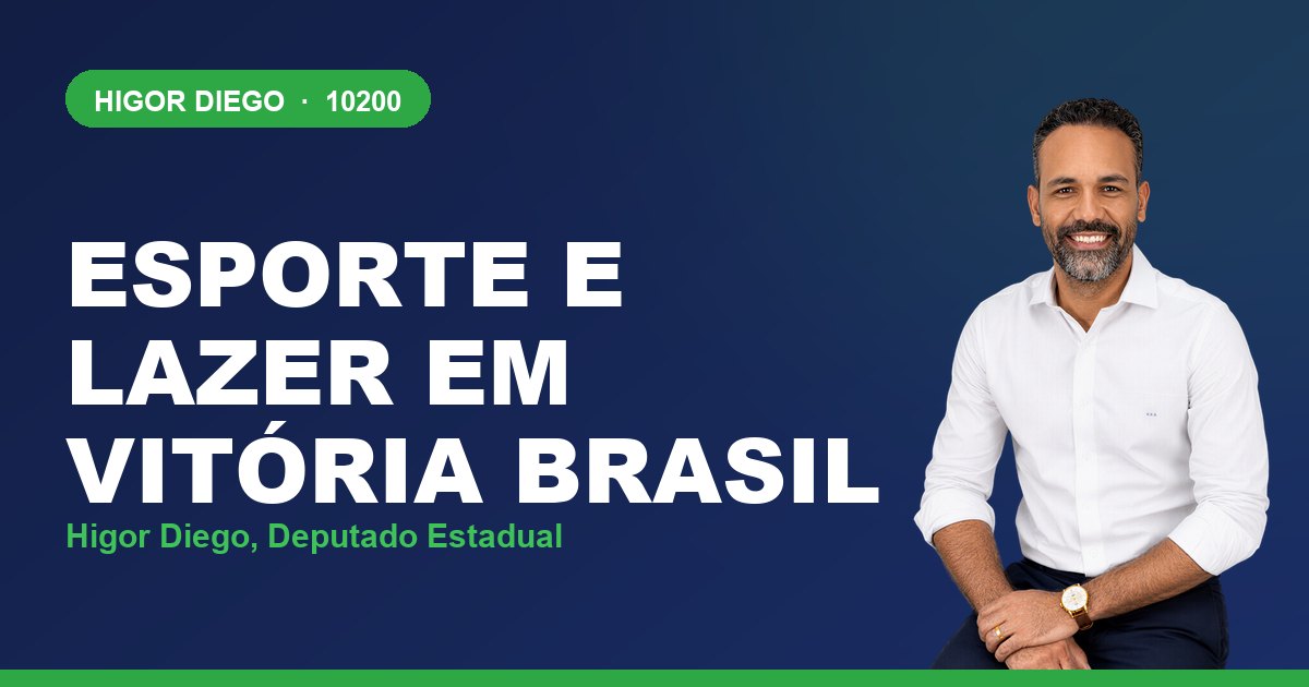 Esporte e Lazer em Vitória Brasil, com Higor Diego, deputado estadual 10200