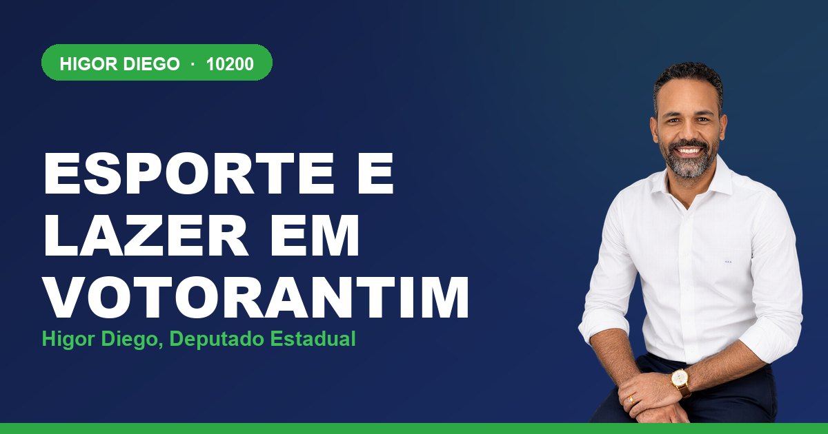 Esporte e Lazer em Votorantim, com Higor Diego, deputado estadual 10200