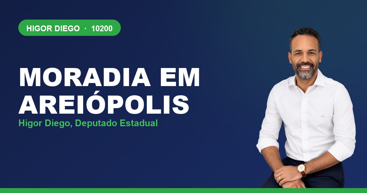 Moradia em Areiópolis, com Higor Diego, deputado estadual 10200