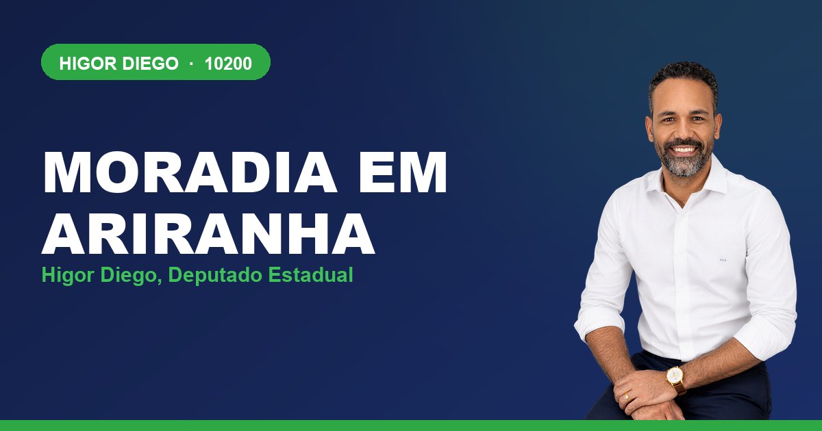 Moradia em Ariranha, com Higor Diego, deputado estadual 10200