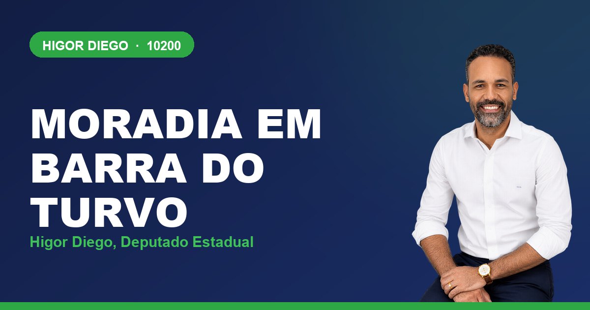 Moradia em Barra do Turvo, com Higor Diego, deputado estadual 10200