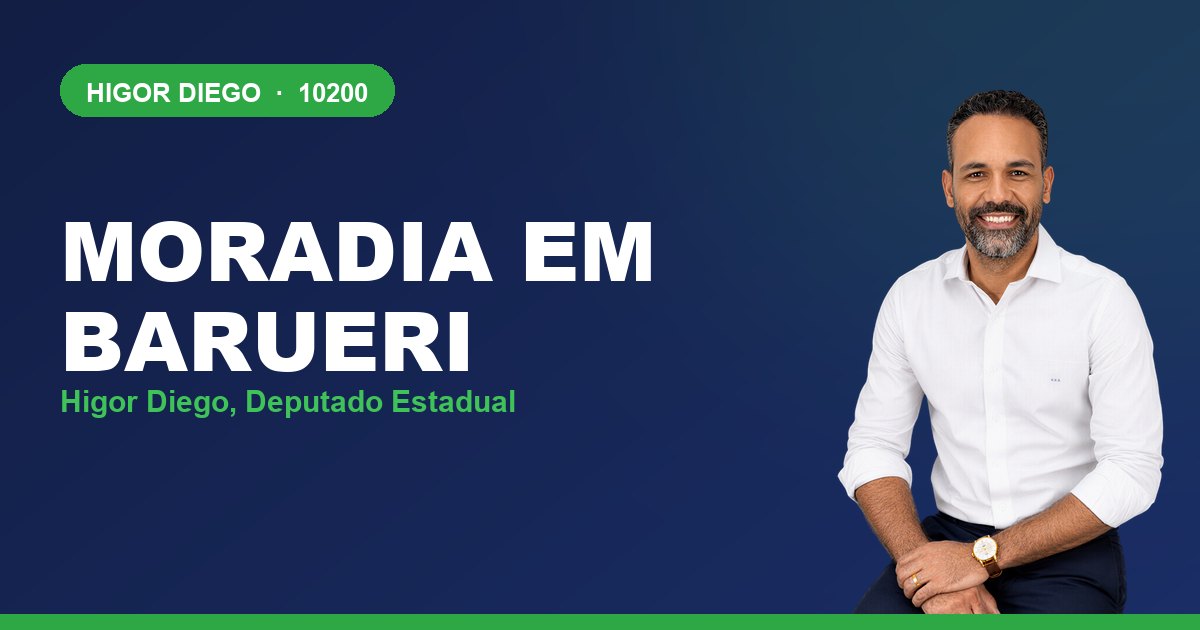 Moradia em Barueri, com Higor Diego, deputado estadual 10200