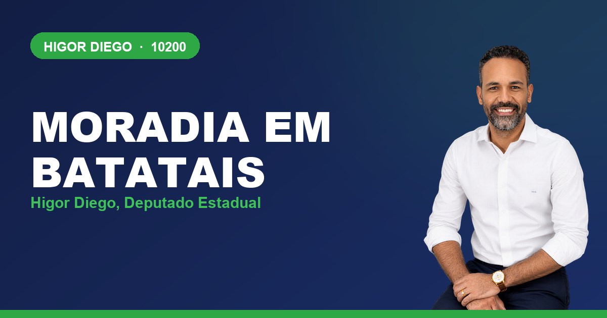Moradia em Batatais, com Higor Diego, deputado estadual 10200