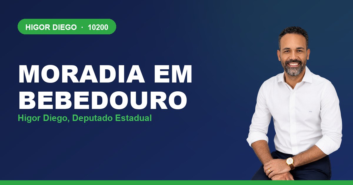 Moradia em Bebedouro, com Higor Diego, deputado estadual 10200