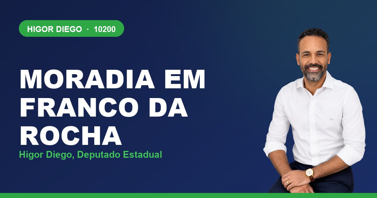 Moradia em Franco da Rocha, com Higor Diego, deputado estadual 10200