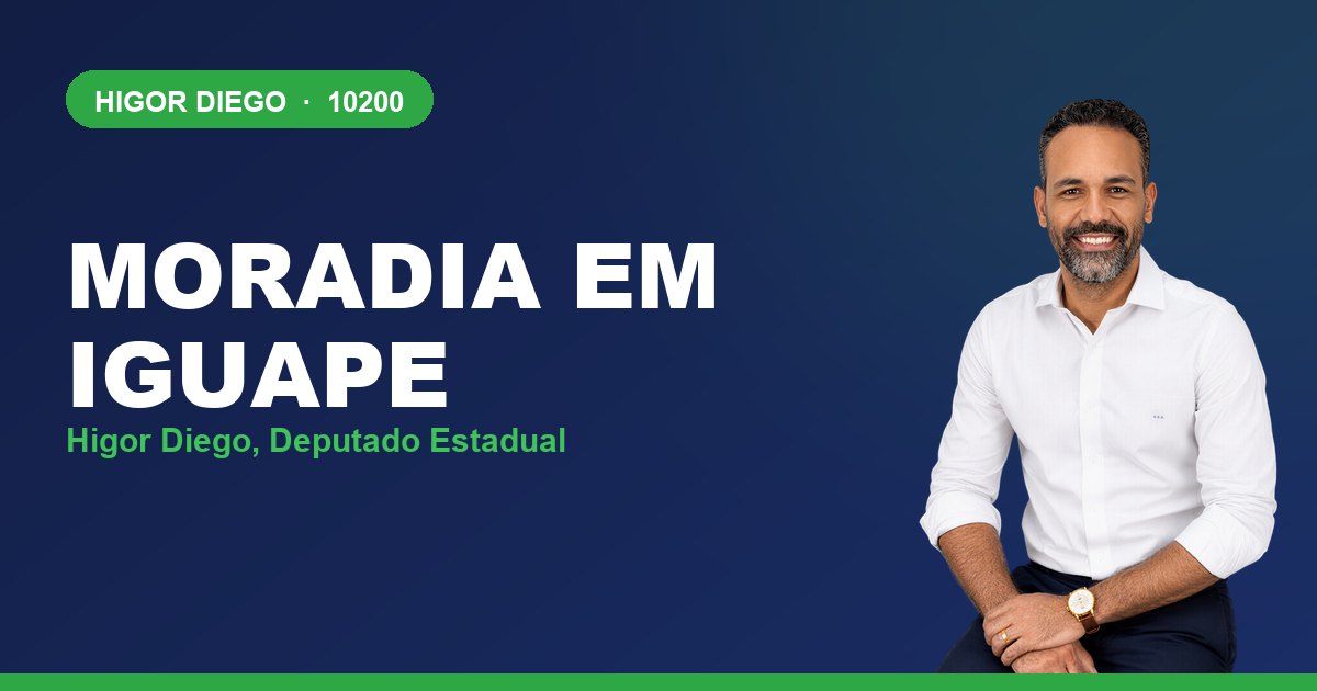 Moradia em Iguape, com Higor Diego, deputado estadual 10200