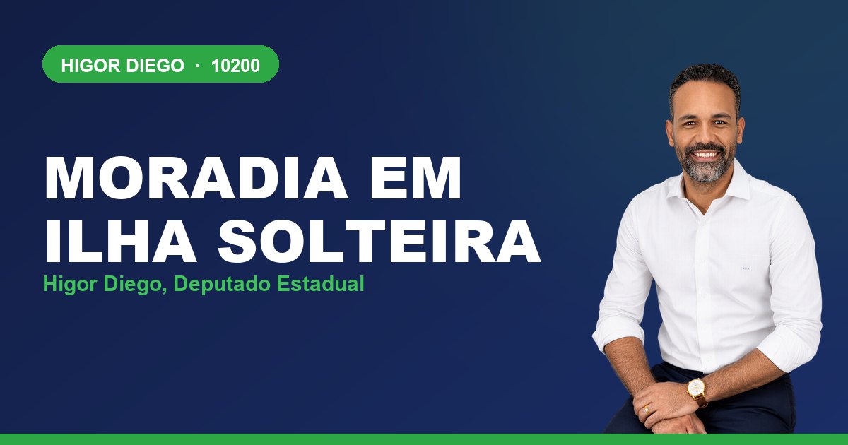 Moradia em Ilha Solteira, com Higor Diego, deputado estadual 10200