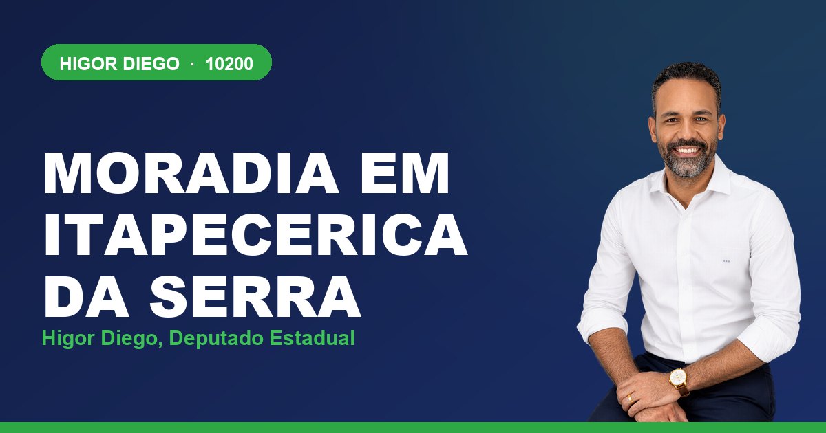 Moradia em Itapecerica da Serra, com Higor Diego, deputado estadual 10200