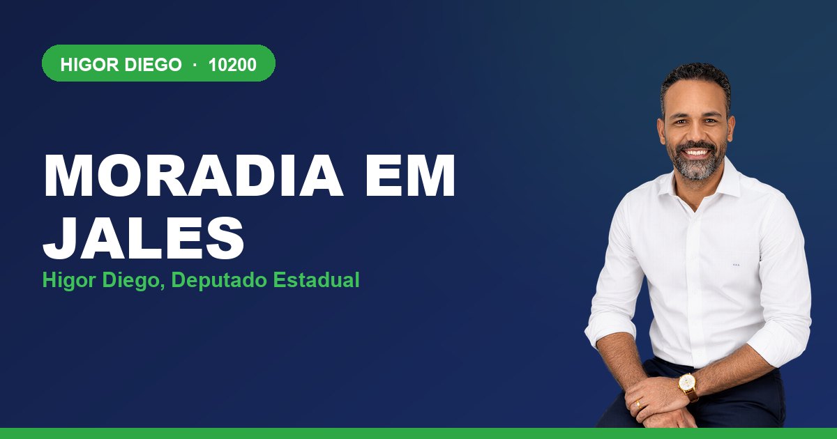 Moradia em Jales, com Higor Diego, deputado estadual 10200