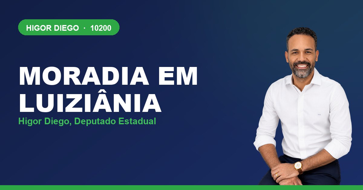 Moradia em Luiziânia, com Higor Diego, deputado estadual 10200