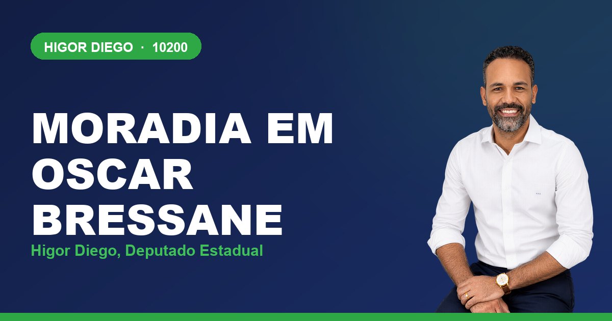 Moradia em Oscar Bressane, com Higor Diego, deputado estadual 10200