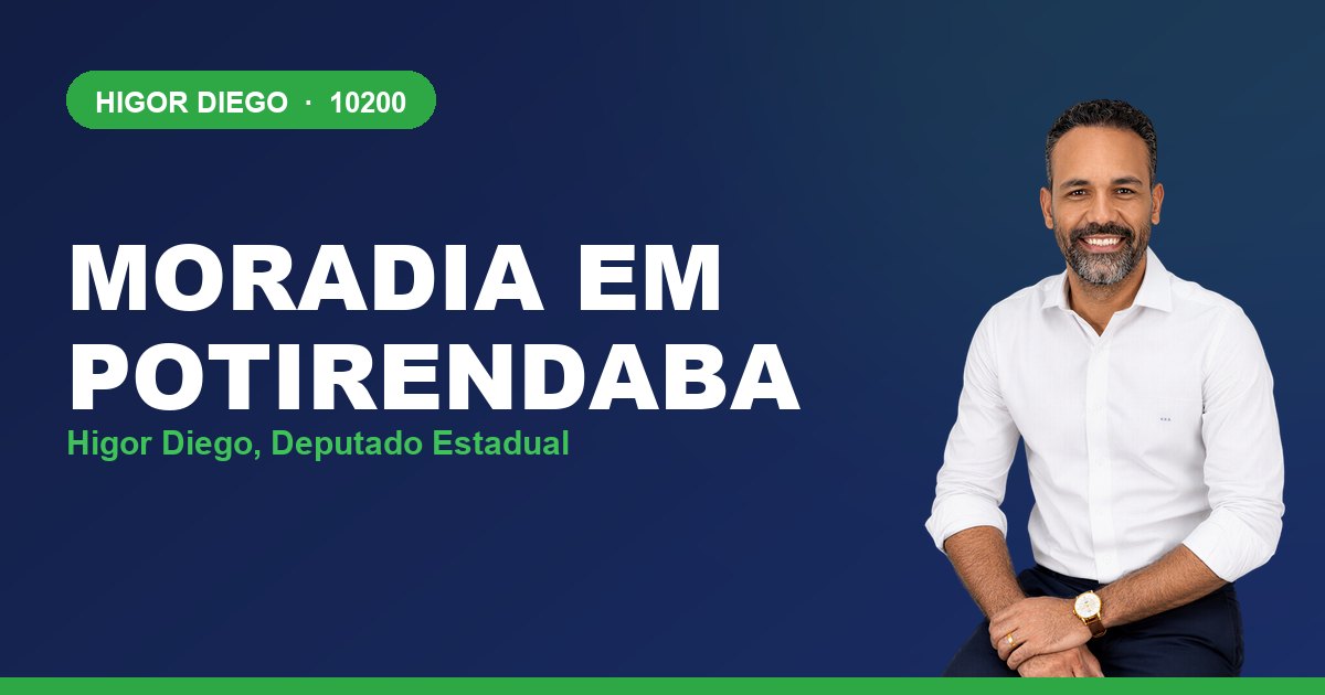 Moradia em Potirendaba, com Higor Diego, deputado estadual 10200