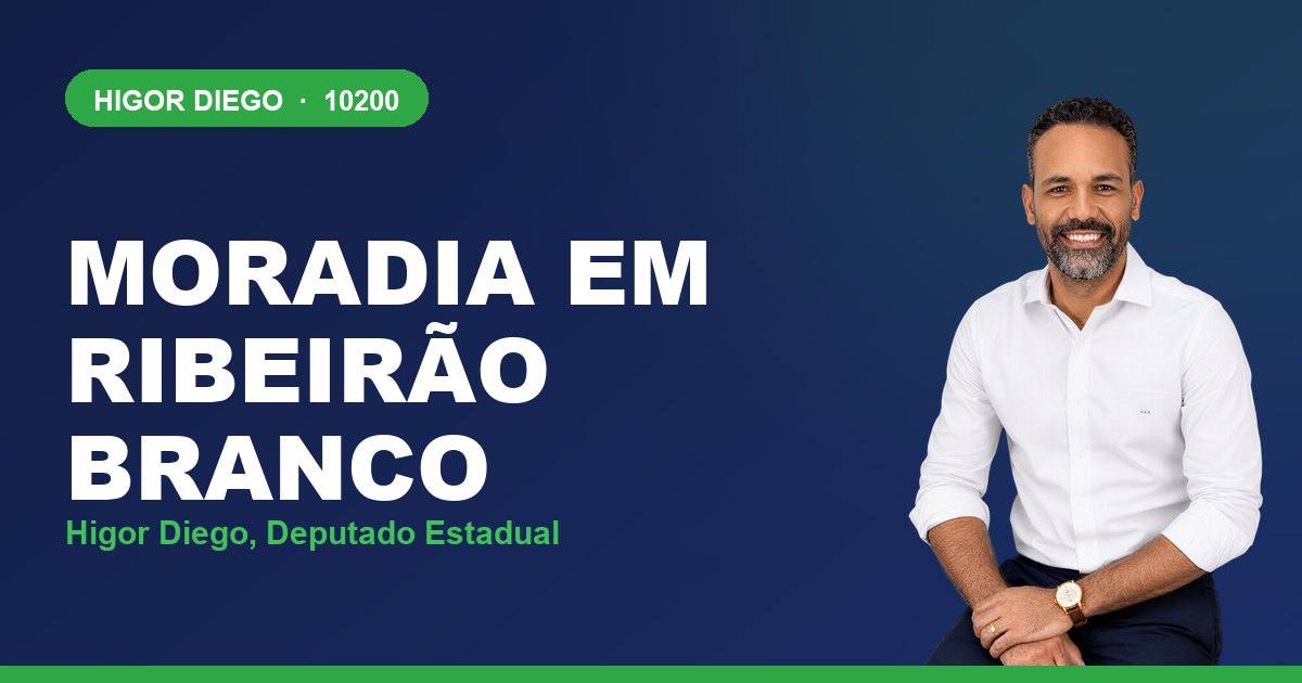 Moradia em Ribeirão Branco, com Higor Diego, deputado estadual 10200