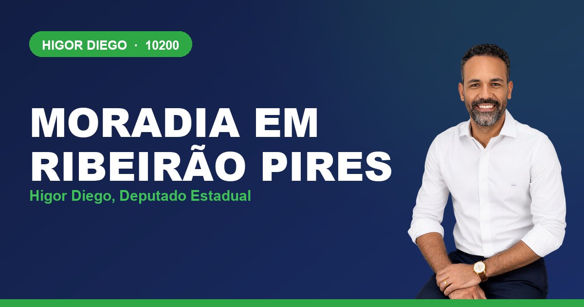 Moradia em Ribeirão Pires, com Higor Diego, deputado estadual 10200