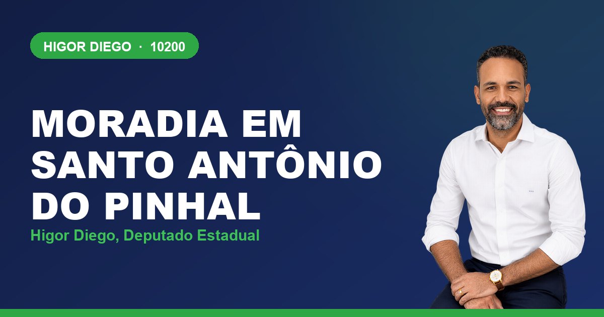 Moradia em Santo Antônio do Pinhal, com Higor Diego, deputado estadual 10200
