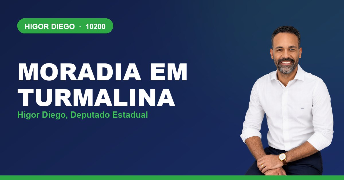 Moradia em Turmalina, com Higor Diego, deputado estadual 10200