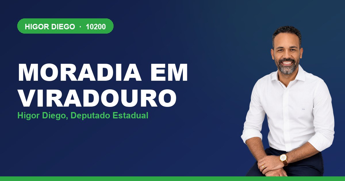 Moradia em Viradouro, com Higor Diego, deputado estadual 10200
