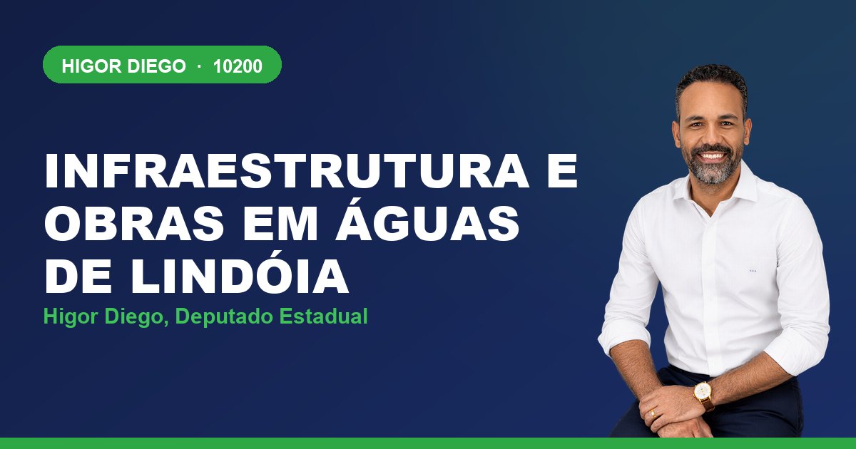 Infraestrutura e Obras em Águas de Lindóia, com Higor Diego, deputado estadual 10200