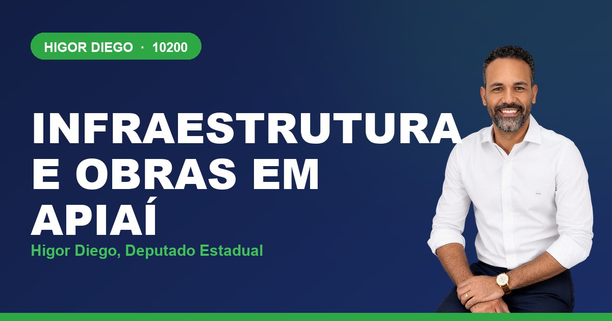 Infraestrutura e Obras em Apiaí, com Higor Diego, deputado estadual 10200