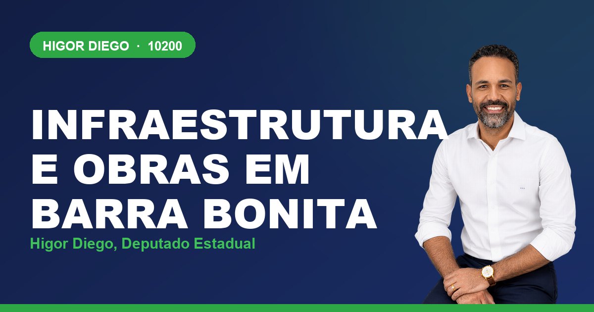 Infraestrutura e Obras em Barra Bonita, com Higor Diego, deputado estadual 10200