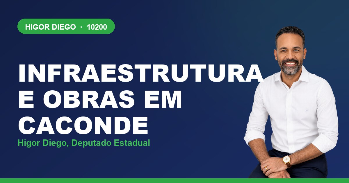 Infraestrutura e Obras em Caconde, com Higor Diego, deputado estadual 10200