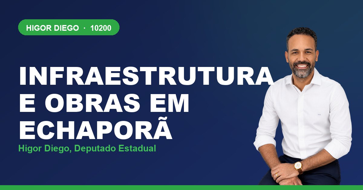 Infraestrutura e Obras em Echaporã, com Higor Diego, deputado estadual 10200