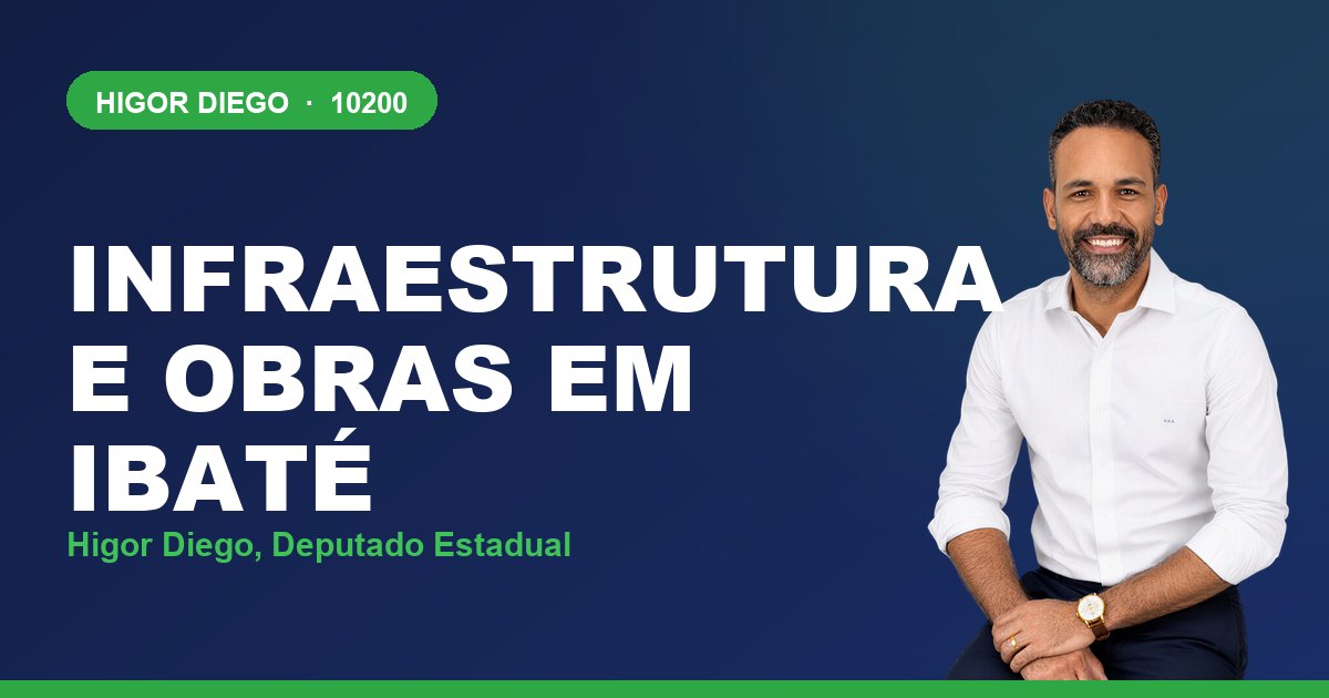 Infraestrutura e Obras em Ibaté, com Higor Diego, deputado estadual 10200