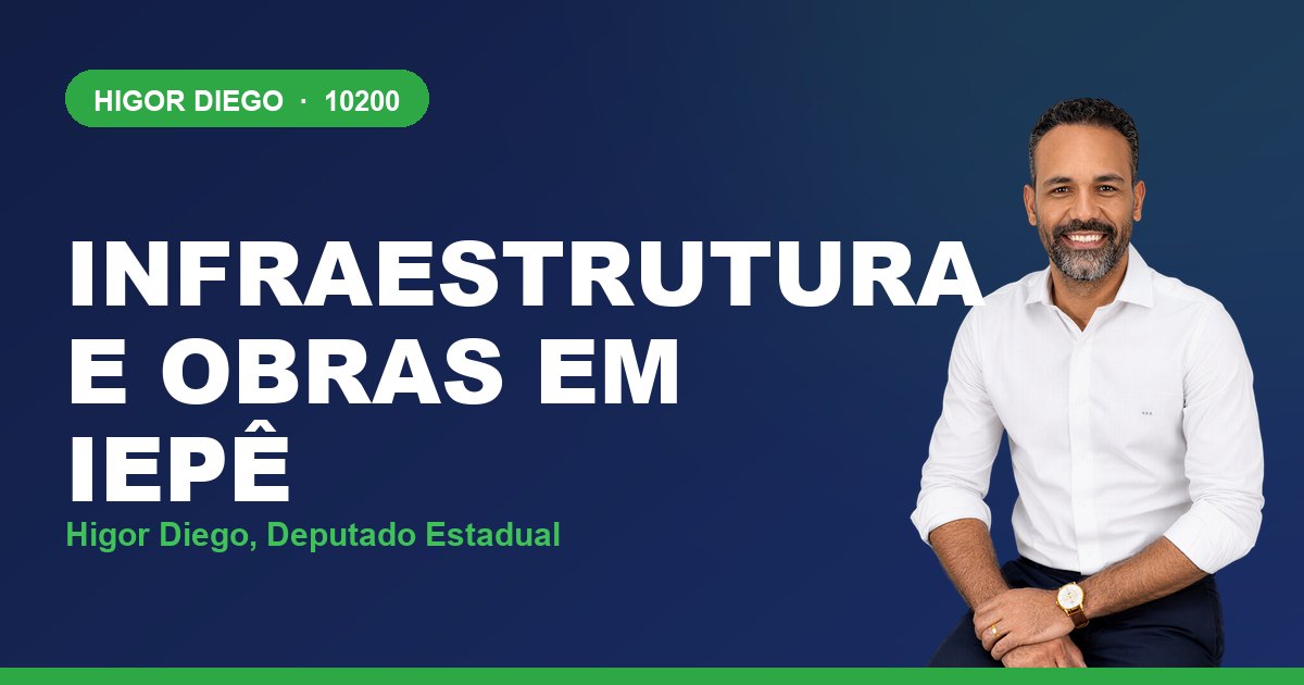 Infraestrutura e Obras em Iepê, com Higor Diego, deputado estadual 10200