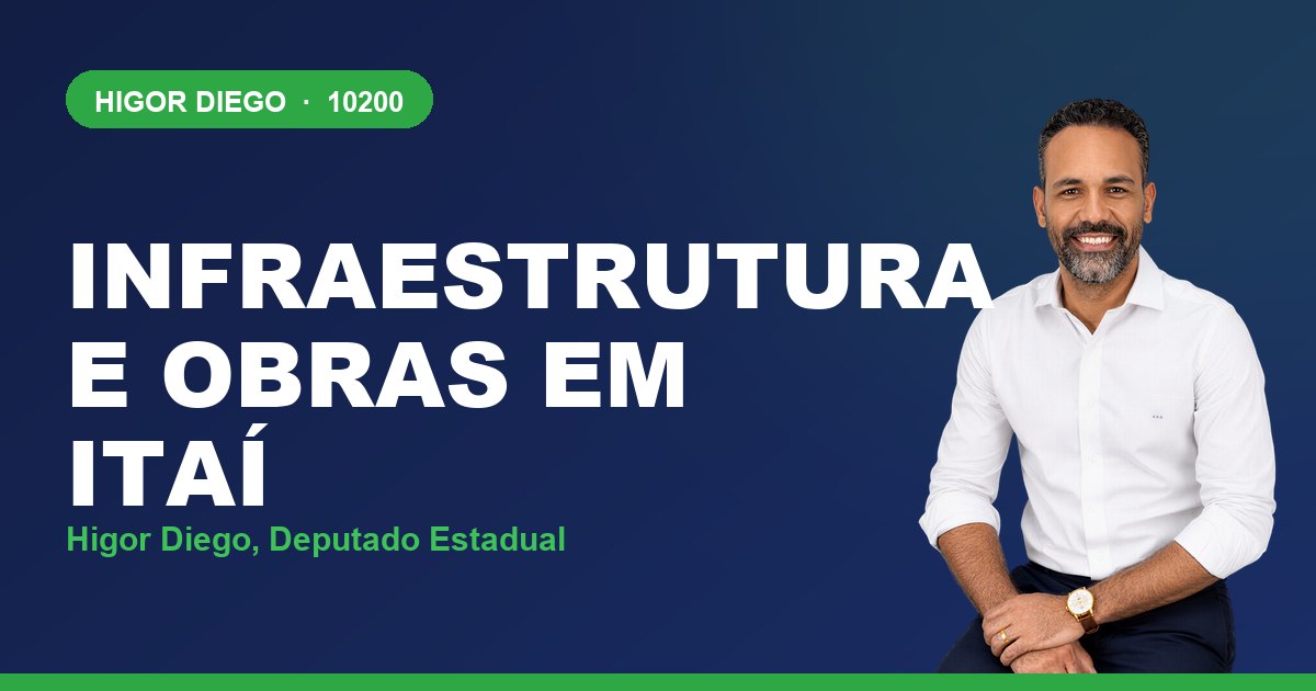 Infraestrutura e Obras em Itaí, com Higor Diego, deputado estadual 10200