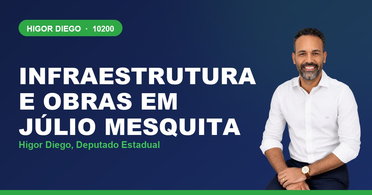 Infraestrutura e Obras em Júlio Mesquita, com Higor Diego, deputado estadual 10200