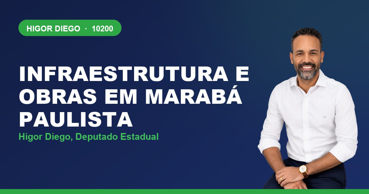 Infraestrutura e Obras em Marabá Paulista, com Higor Diego, deputado estadual 10200