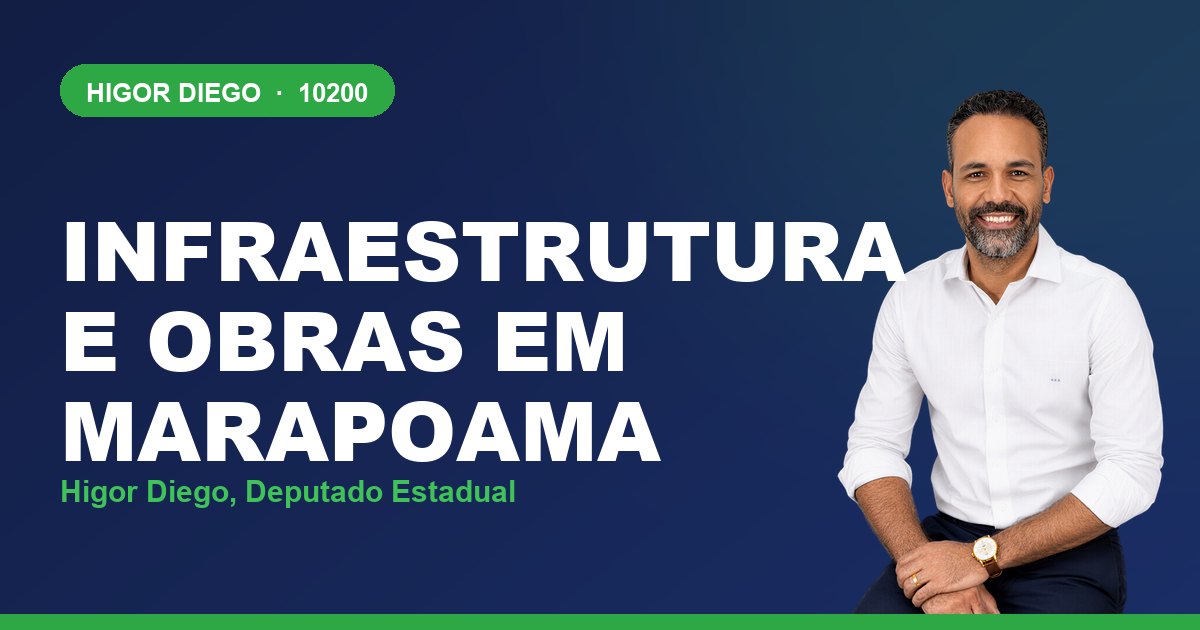 Infraestrutura e Obras em Marapoama, com Higor Diego, deputado estadual 10200