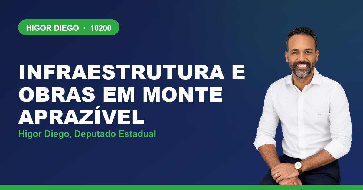 Infraestrutura e Obras em Monte Aprazível, com Higor Diego, deputado estadual 10200